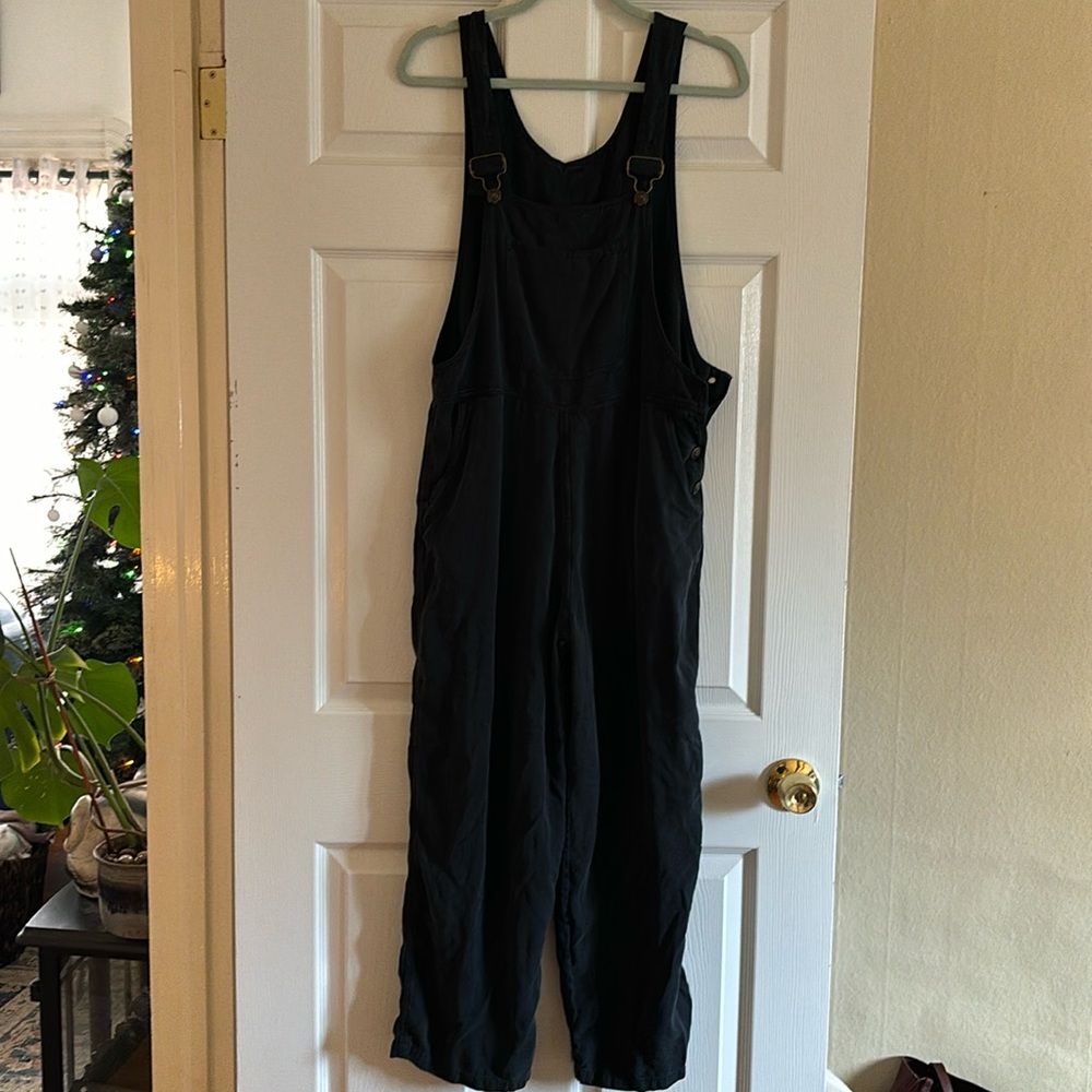 Vintage silk overalls